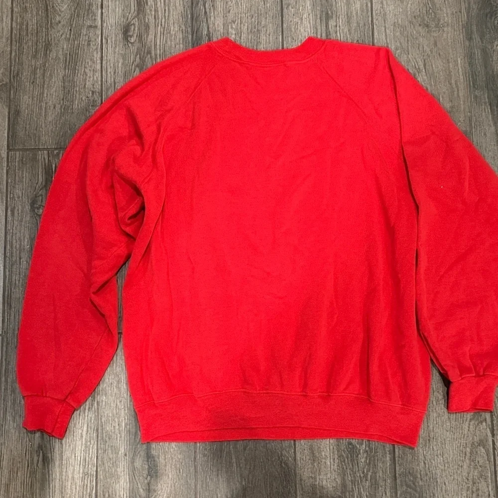 Vintage 1980s Hanes Red San Francisco California Crewneck Sweater
